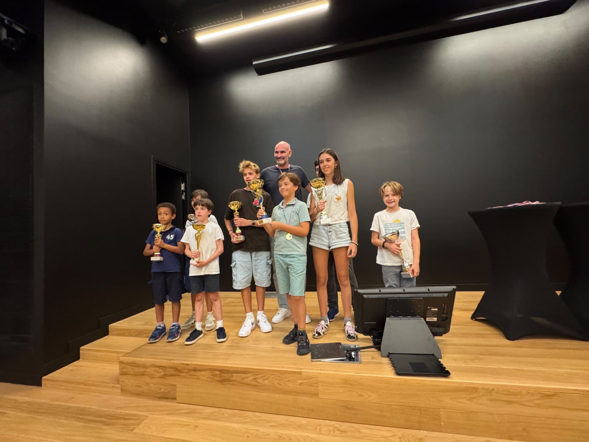 Première journée : 32 enfants et une victoire contre Marc Quenehen — photo 2 sur 4